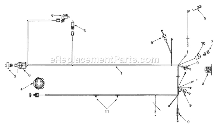 Page E Diagram and Parts List for 13B-325-401 2001 Yard Man Lawn Tractor